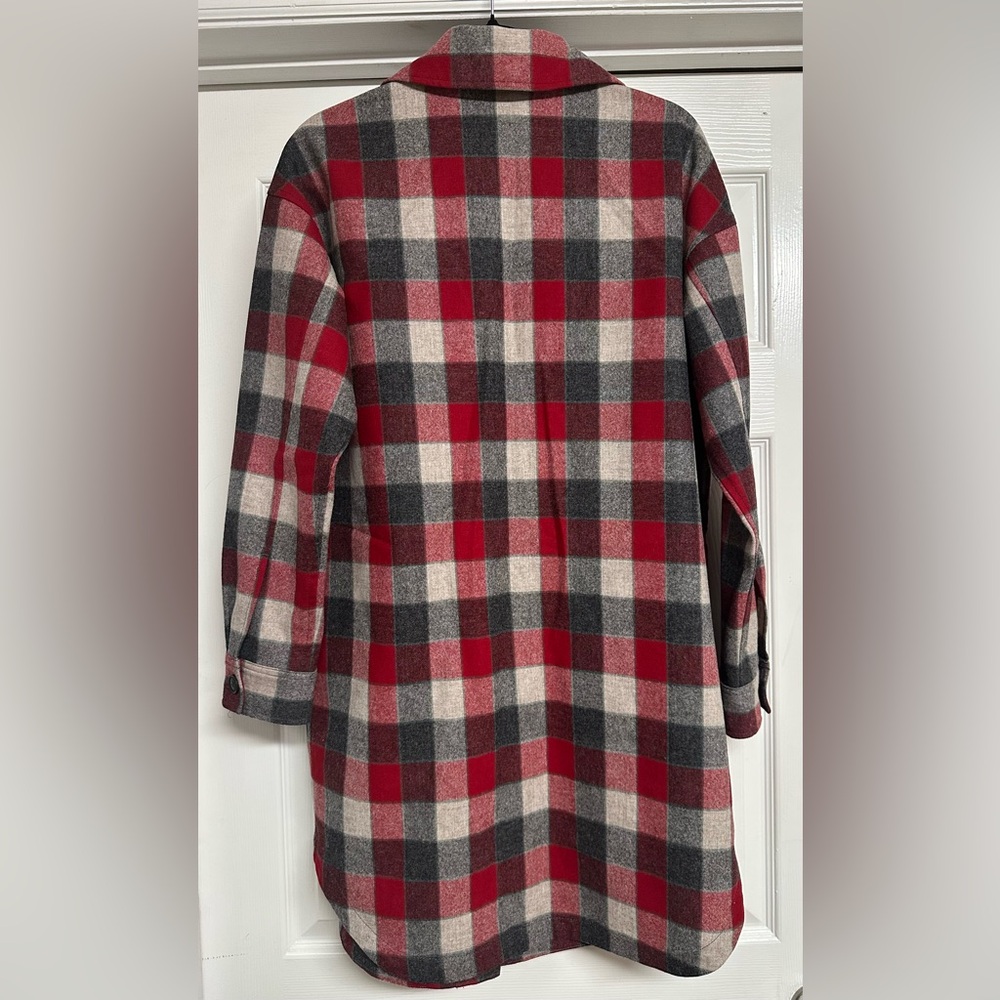 Pendleton Red And Gray Plaid Jacket - image 2